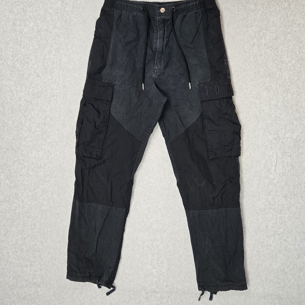 Air Jordan Men Pants S Black Sport DNA Cargo Jogger Military Utility Ripstop Y2K